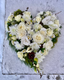 Blomster hjerte til begravelse